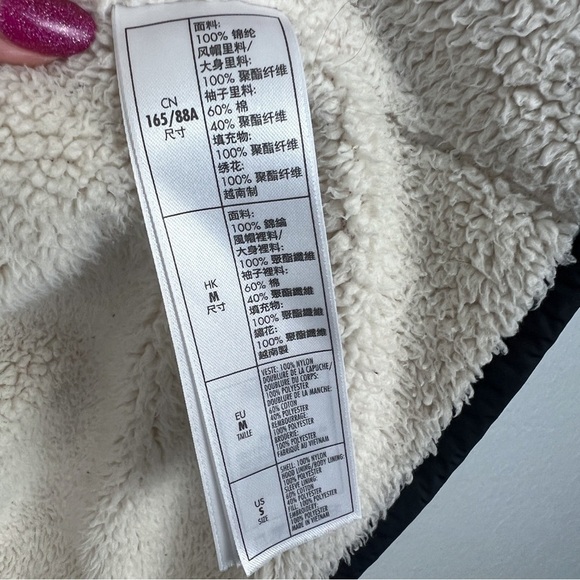 Disney Parks Mickey Mouse Quilted Sherpa Hooded Jacket, Black S - Authentic - Picture 10 of 12